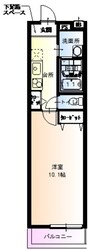 高井田駅 徒歩3分 1階の物件間取画像